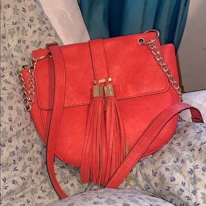 Coral Tassel Purse